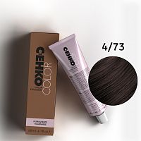 Крем-краска для волос Color Explosion, 4/73 Средний каштан коричнево-золотистый